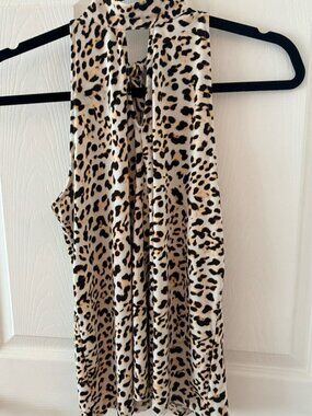 Print Tie-Neck Camisole